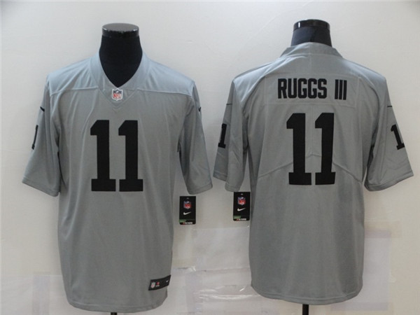 Men's Las Vegas Raiders #11 Henry Ruggs III Grey Limited Stitched NFL Jersey